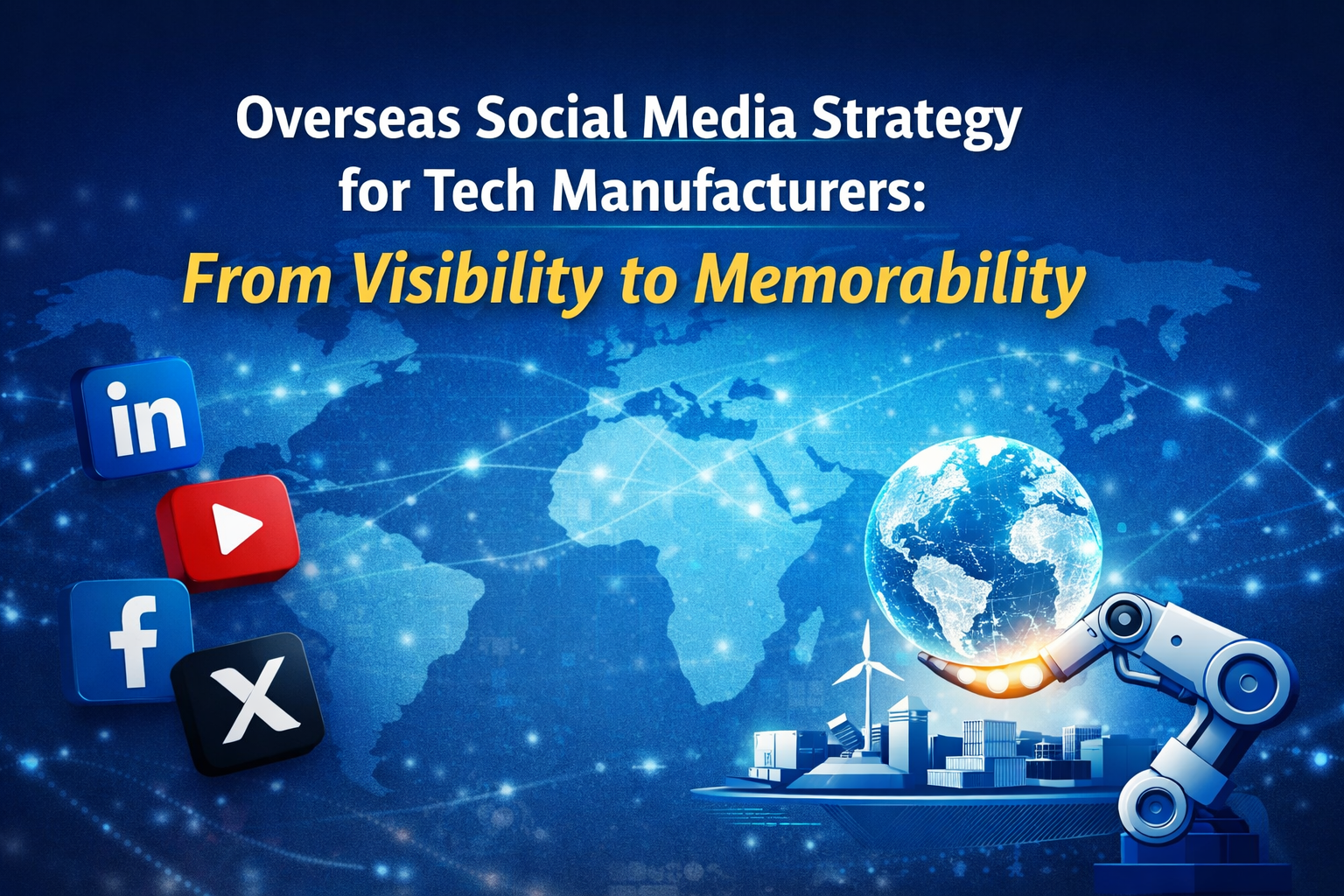Overseas Social Media for Tech Manufacturers: How to Move from “Being Seen” to “Being Remembered”